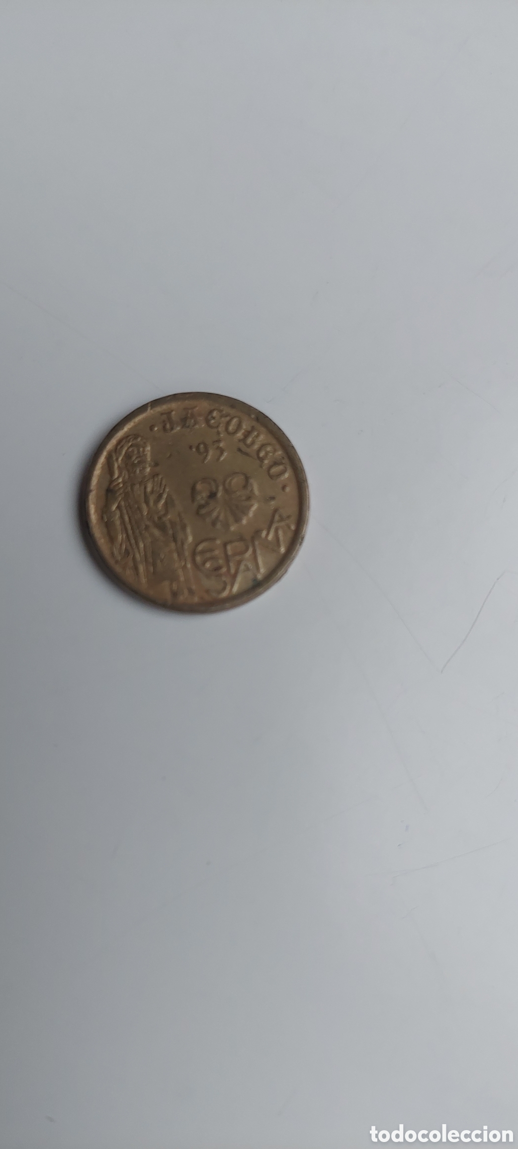 Monedas Franco: 5 pesetas Jacobeo 1993 - Foto 3