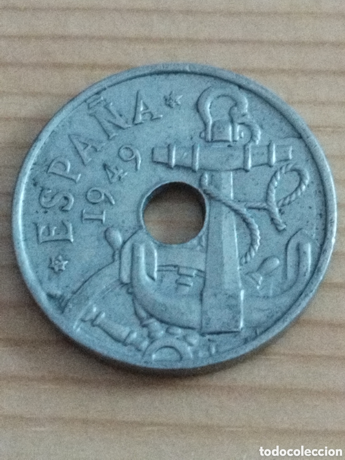 Monedas Franco: Moneda de 50 c&eacute;ntimos de 1949 19-62 - Foto 1