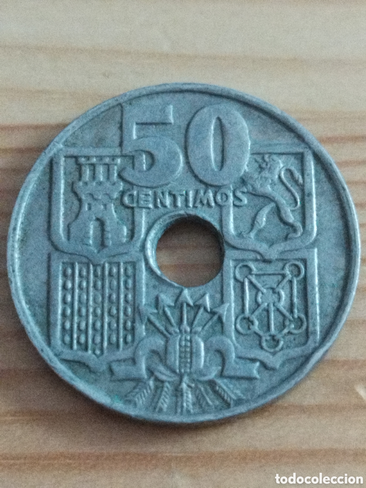 Monedas Franco: Moneda de 50 c&eacute;ntimos de 1963 19-65 - Foto 3