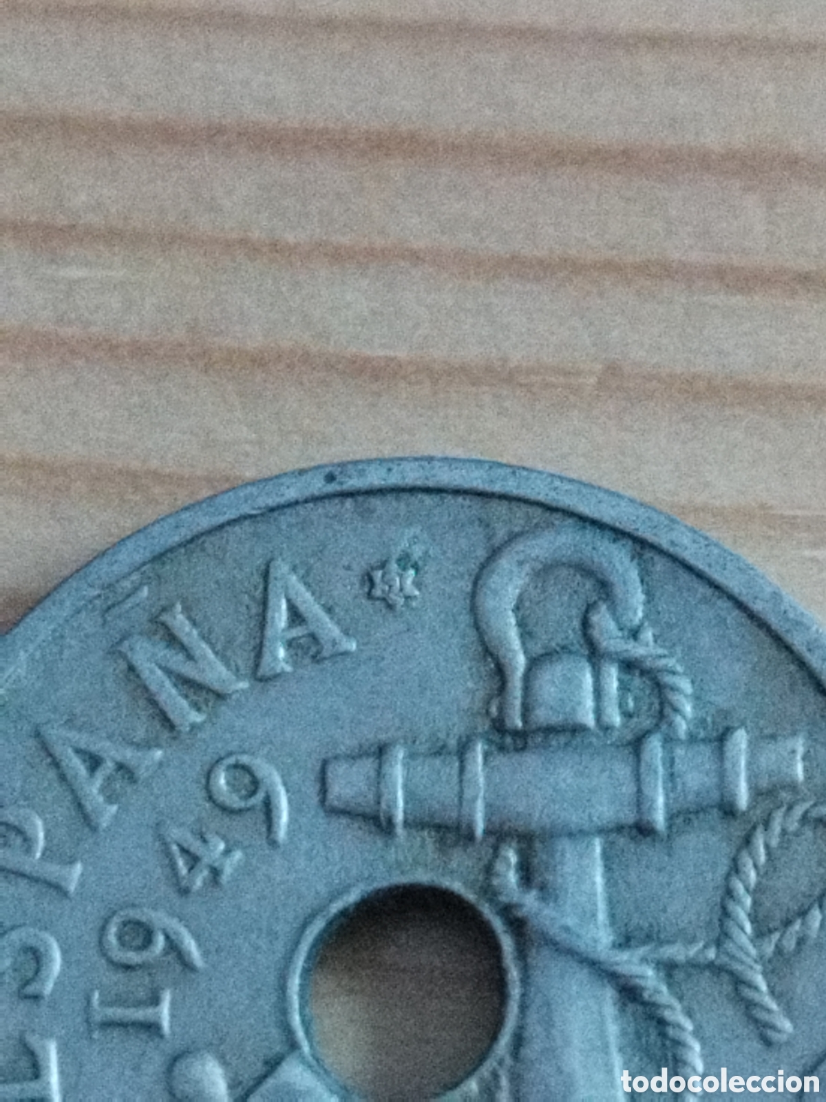 Monedas Franco: Moneda de 50 c&eacute;ntimos de 1949 19-51 - Foto 2