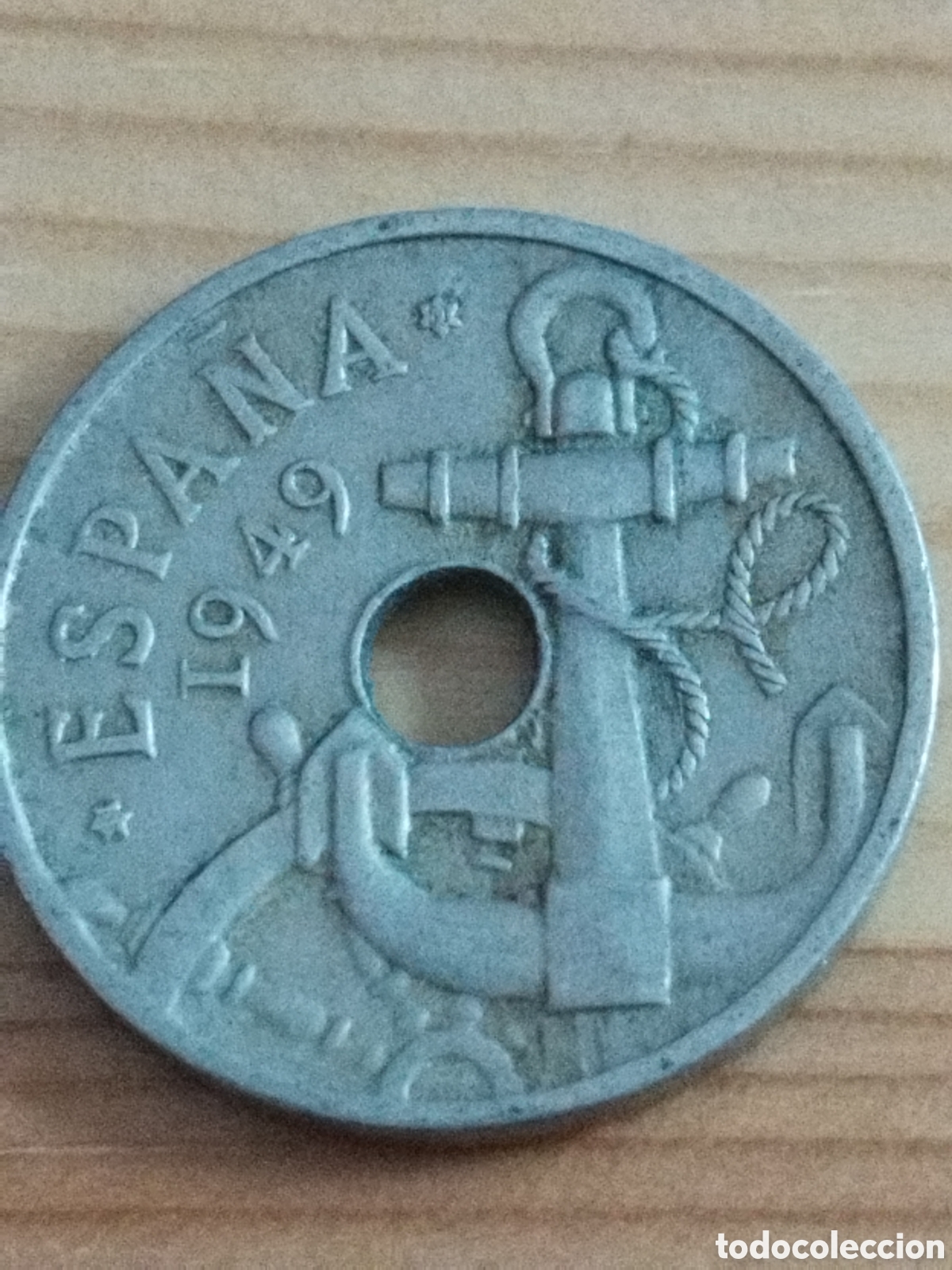 Monedas Franco: Moneda de 50 c&eacute;ntimos de 1949 19-51 - Foto 1