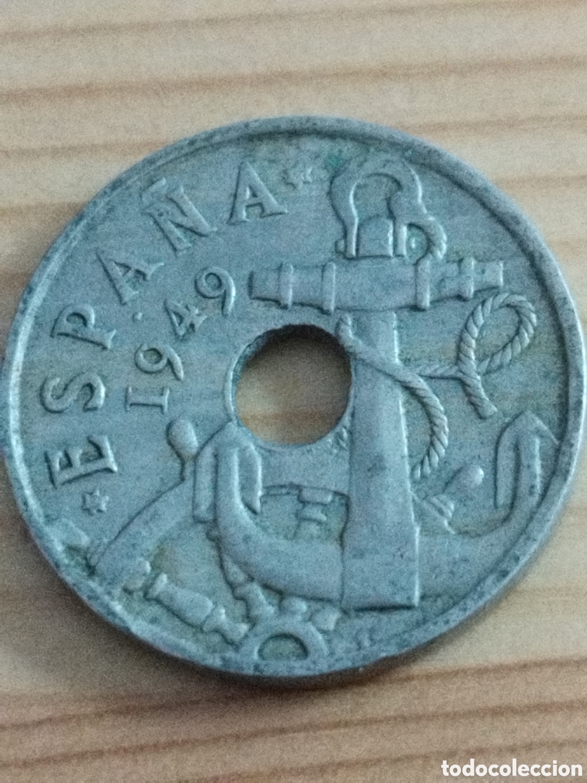 Monedas Franco: Moneda de 50 c&eacute;ntimos de 1949 19-53 - Foto 1
