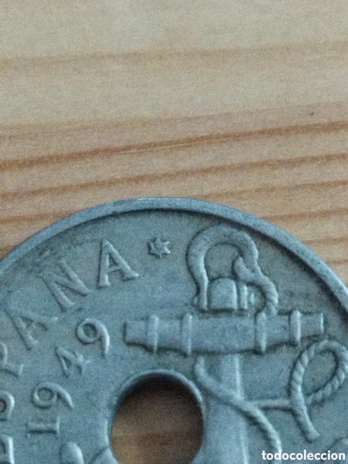Monedas Franco: Moneda de 50 c&eacute;ntimos de 1949 19-54 - Foto 2