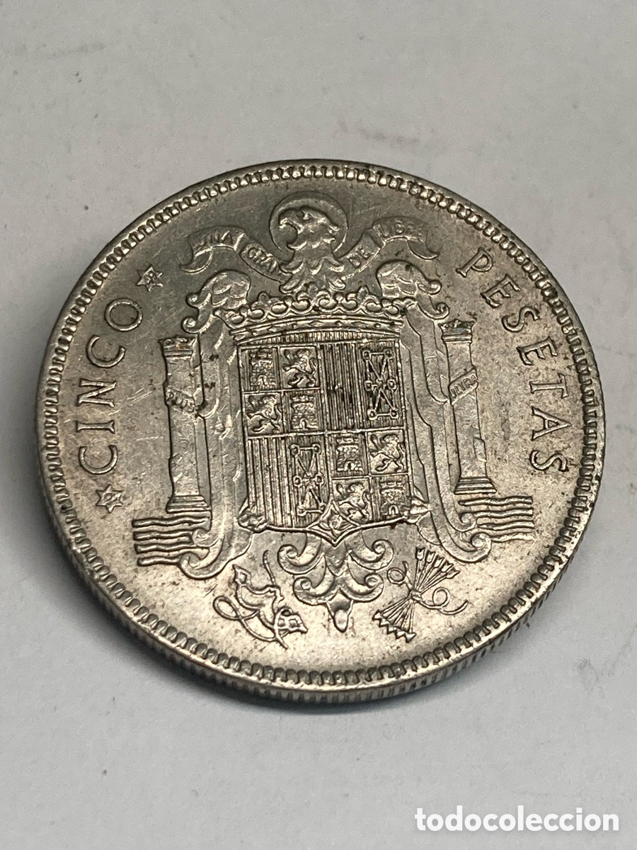 Monedas Franco: Moneda 50 pesetas 1949 V38 - Foto 2