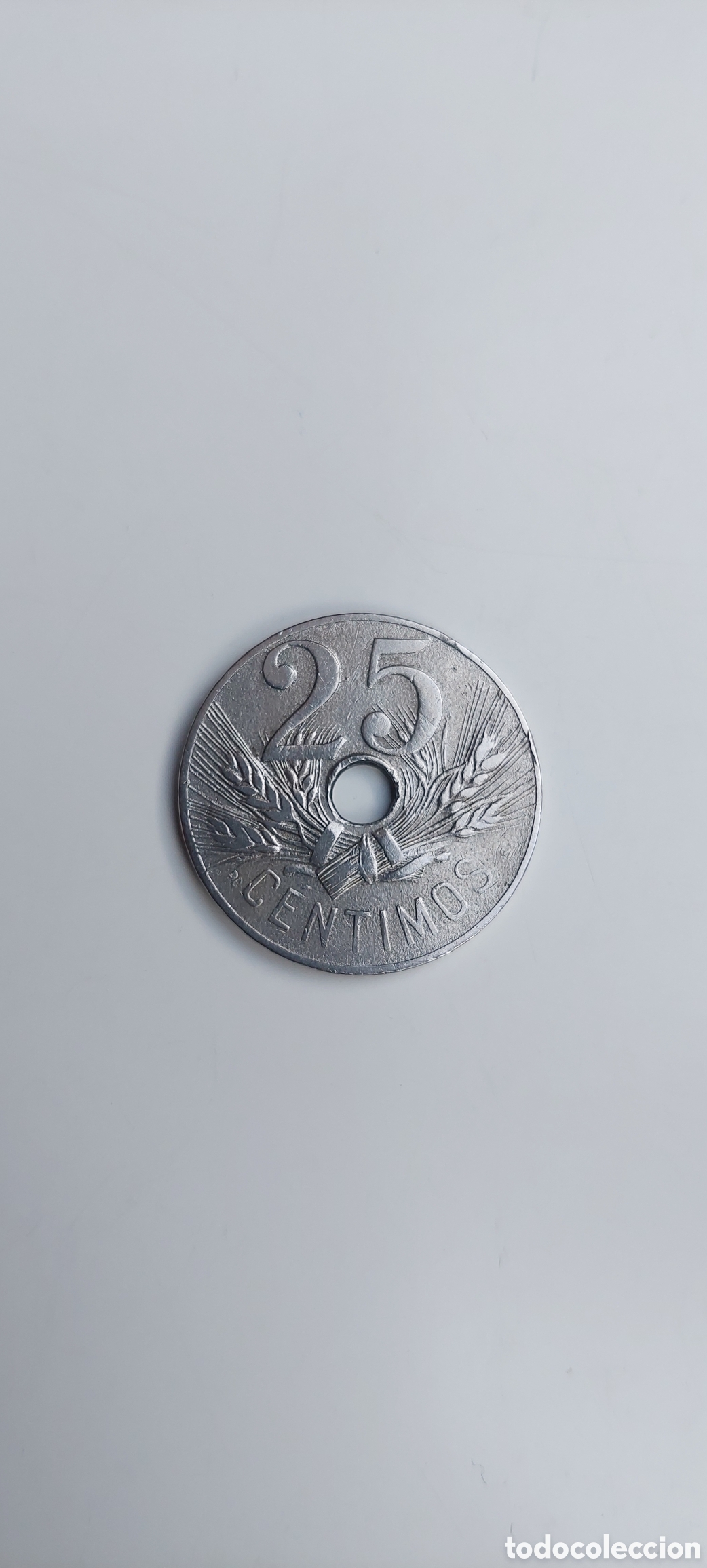Monedas Franco: 25 Centimos Espa&ntilde;a 1927 - Foto 1