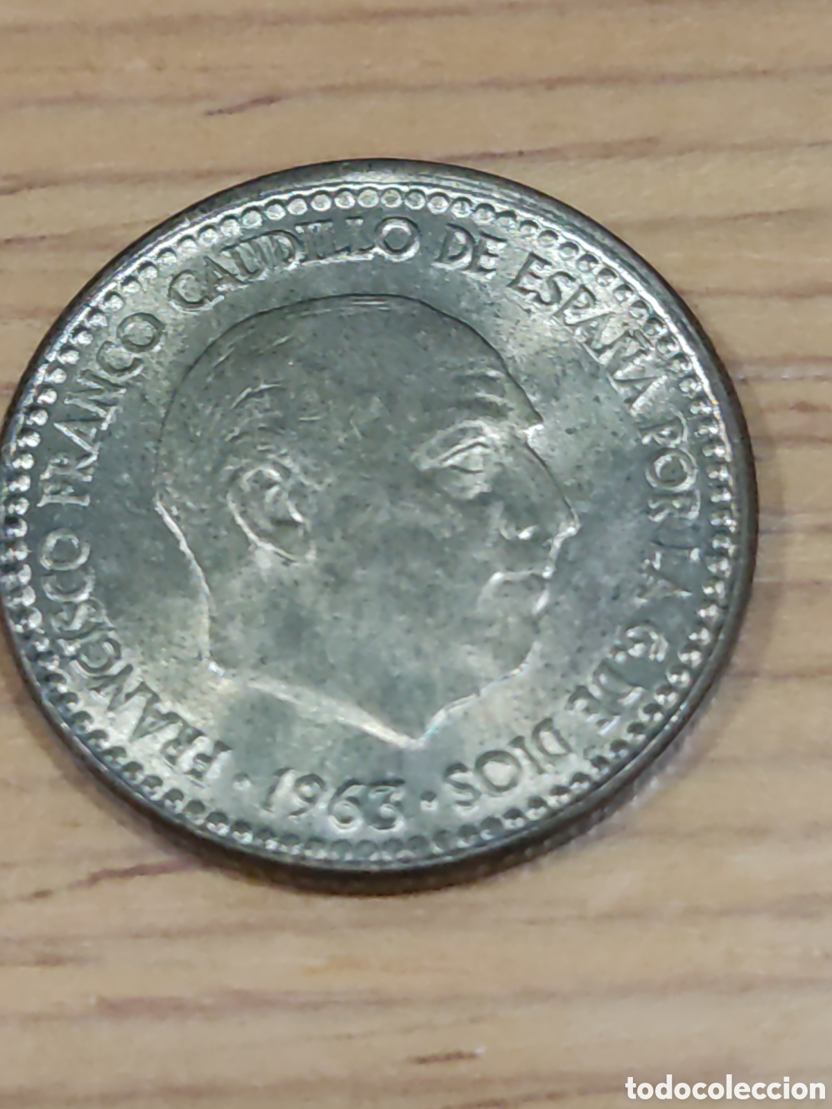 Monedas Franco: 1 peseta 1963 *19*64* - Foto 2