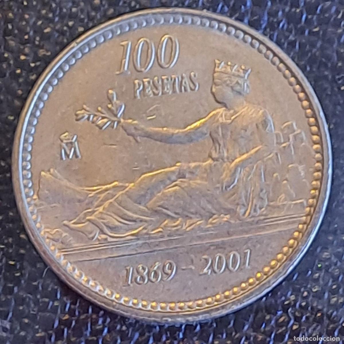 Monedas Franco: MONEDA ESPA&Ntilde;A 100 PESETAS A&Ntilde;O 2001 - Foto 1