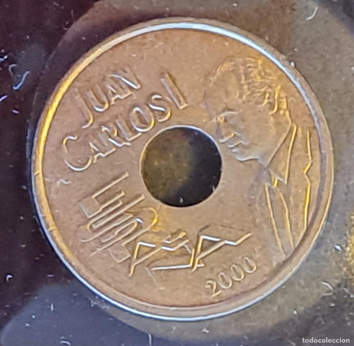 Monedas Franco: MONEDA ESPA&Ntilde;A 25 PESETAS A&Ntilde;O 2000 - Foto 2