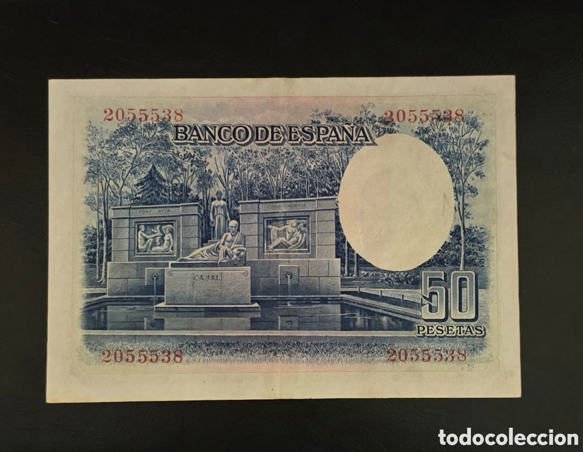Monedas Franco: Billete espa&ntilde;ol a&ntilde;o 1935 - Foto 2