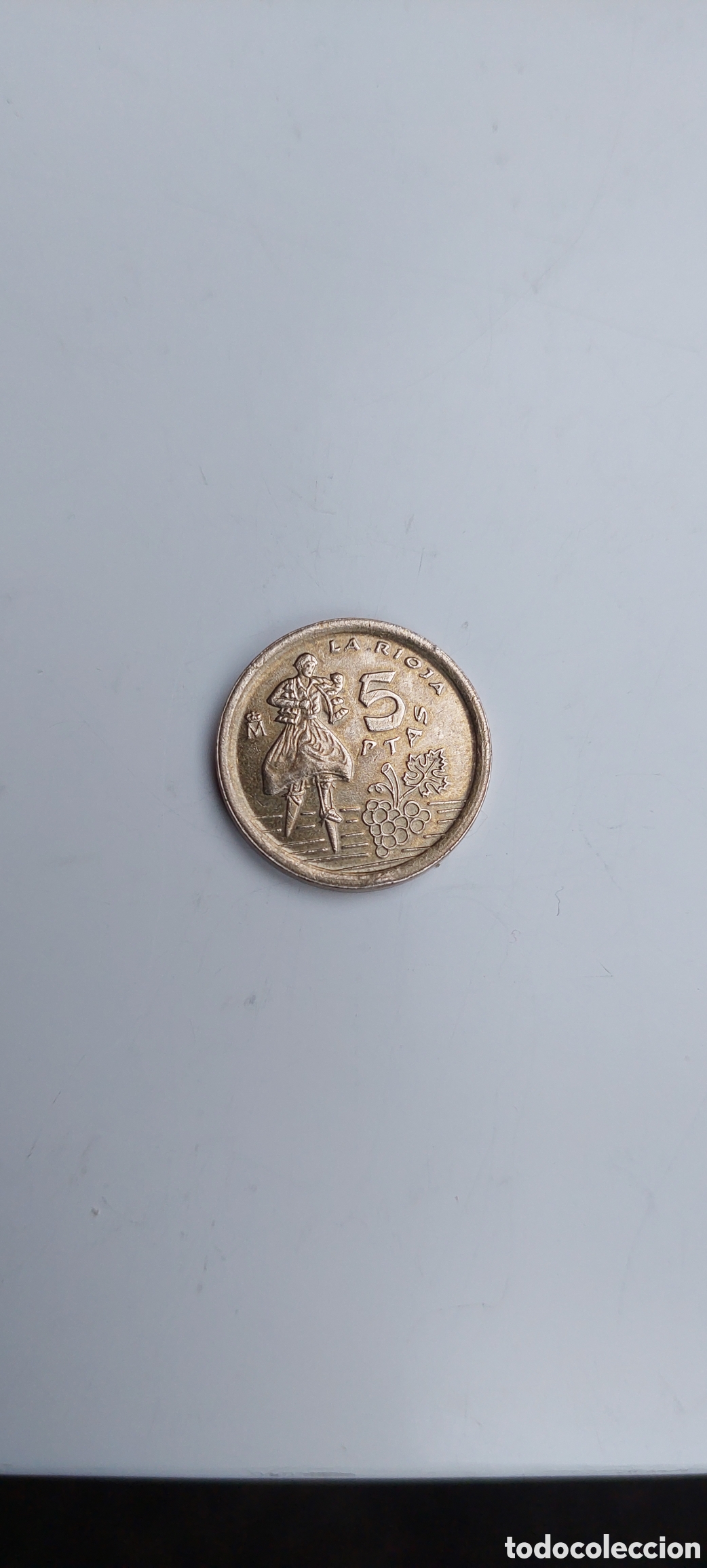 Monedas Franco: 5 Pesetas 1996 La Rioja. - Foto 1