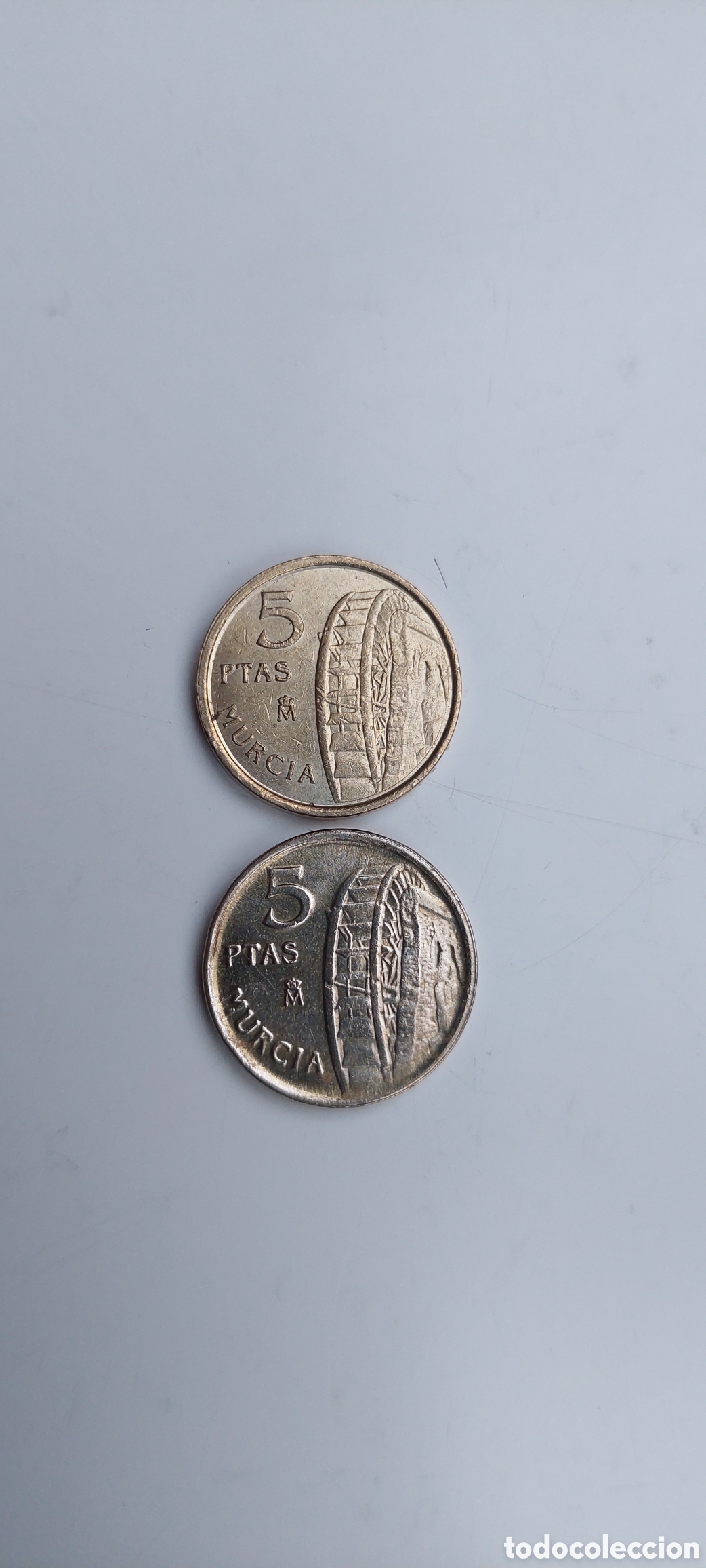 Monedas Franco: 5 Pesetas 1999 Murcia. - Foto 2