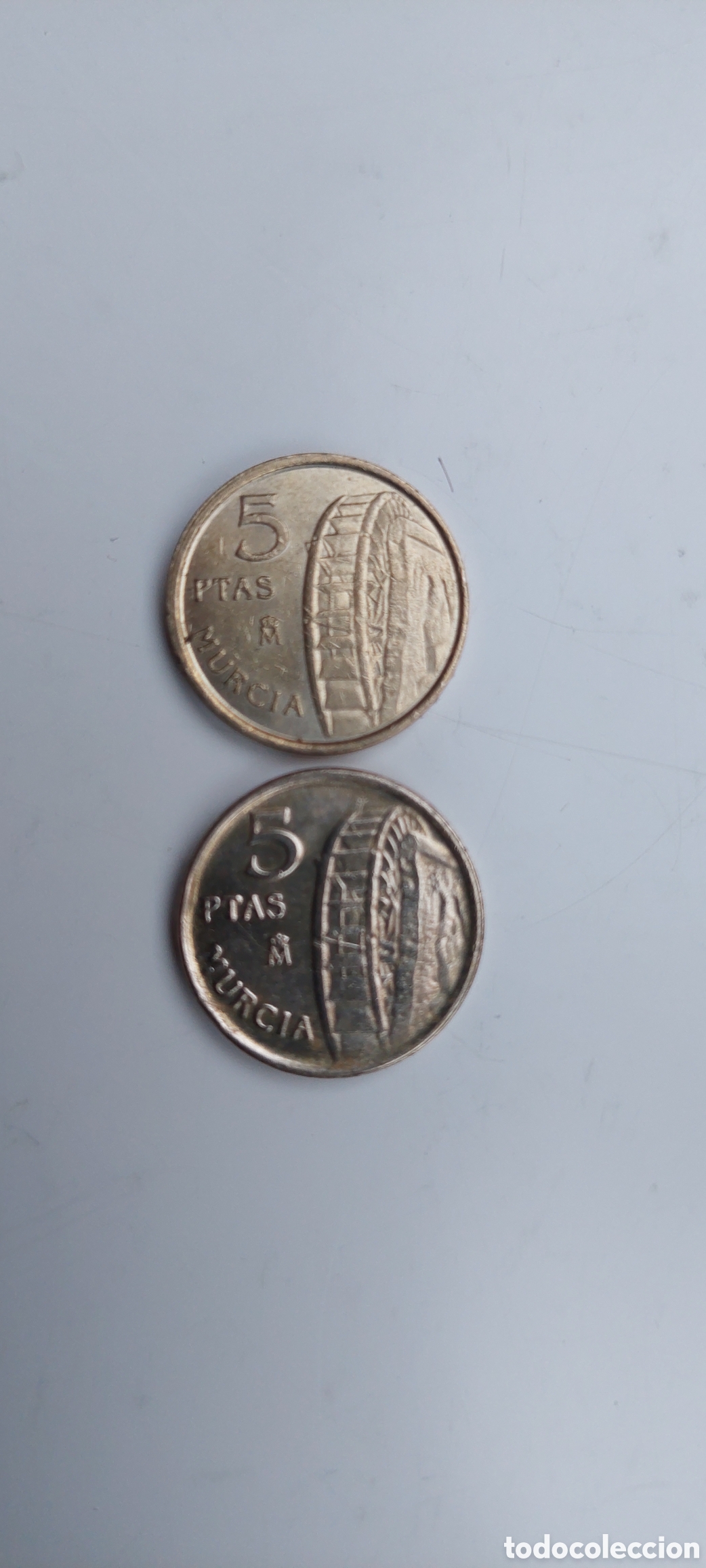 Monedas Franco: 5 Pesetas 1999 Murcia. - Foto 1