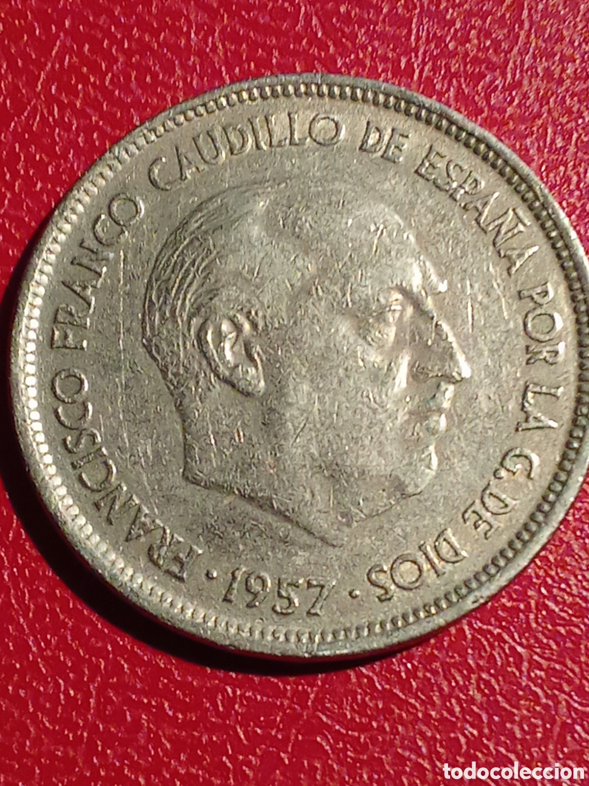 Monedas Franco: Moneda de 25 pesetas 1959 *70 - Foto 1