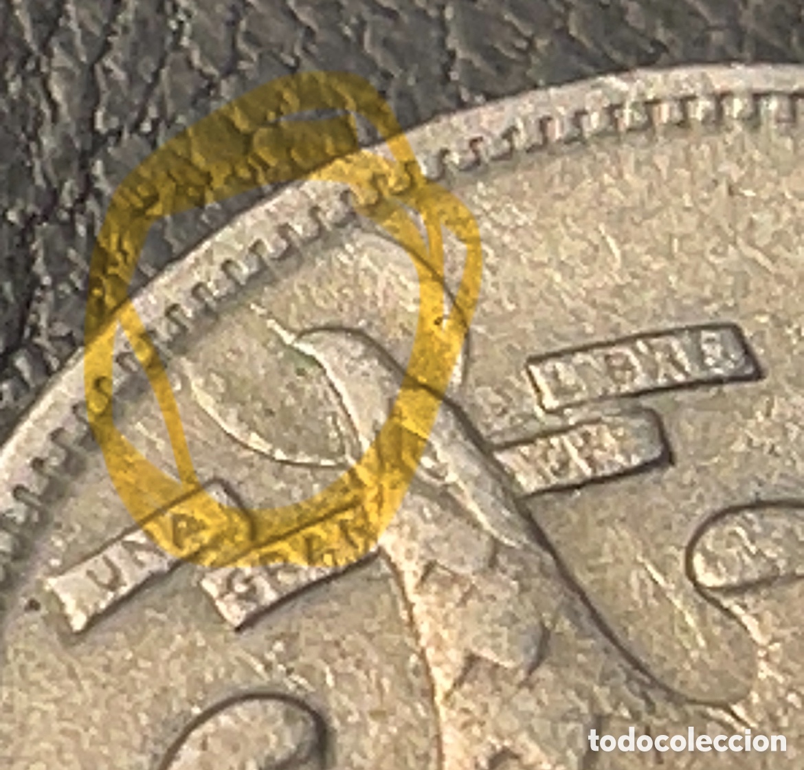 Monedas Franco: Moneda 5 pesetas 1957 - Foto 1
