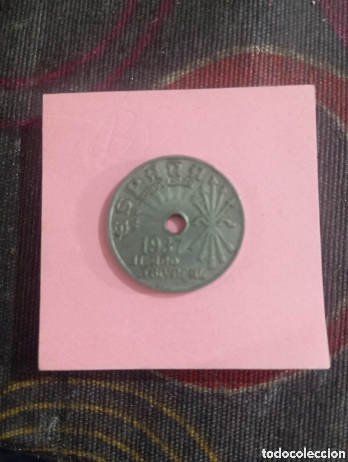 Monedas Franco: Moneda de 25 c&eacute;ntimos de 1937 - Foto 1