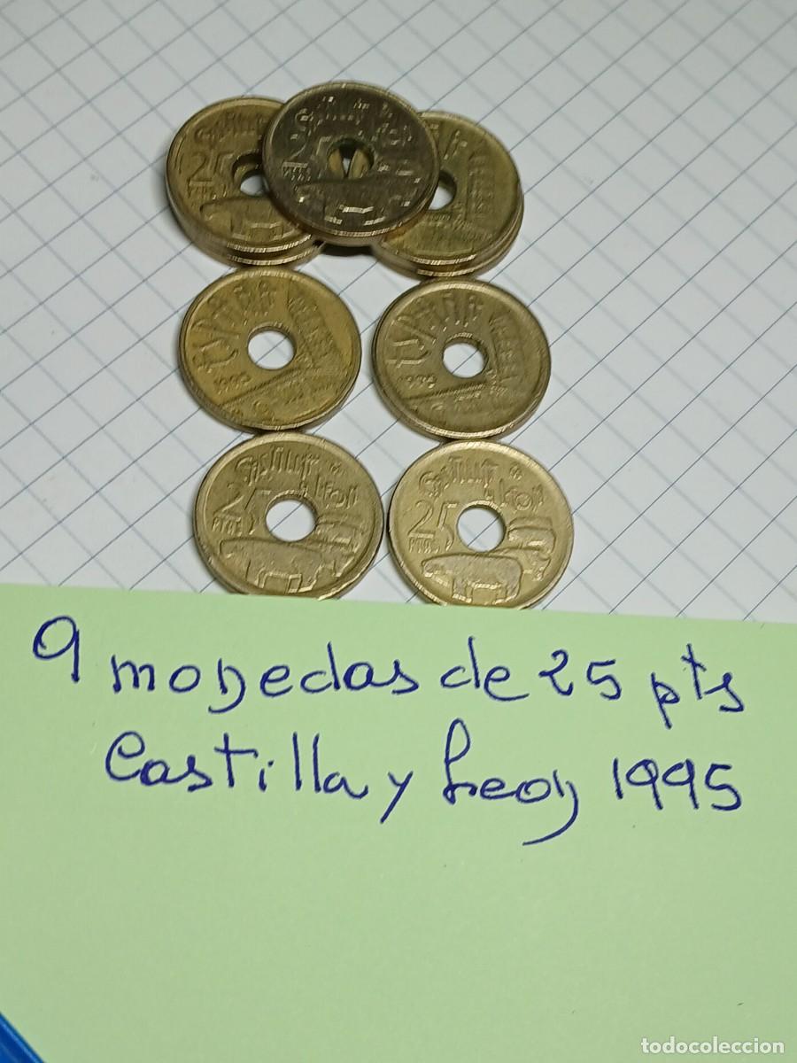 Monedas Franco: 9 MONEDAS DE 1995 CASTILLA I LEON - Foto 1