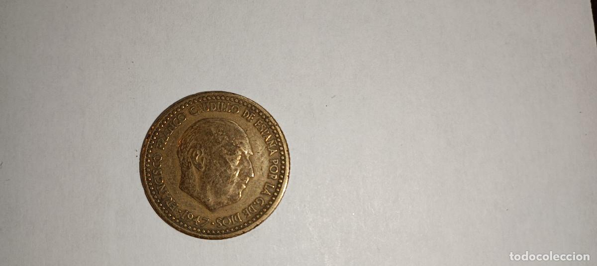 Monedas Franco: 1 peseta - Franco - 1947 E54 - Foto 1