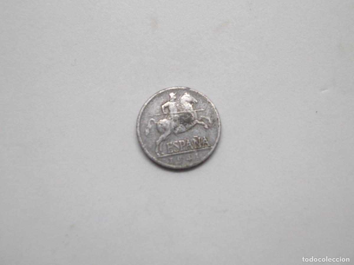 Monedas Franco: Moneda 5 centimos Espa&ntilde;a a&ntilde;o 1941 - Foto 1