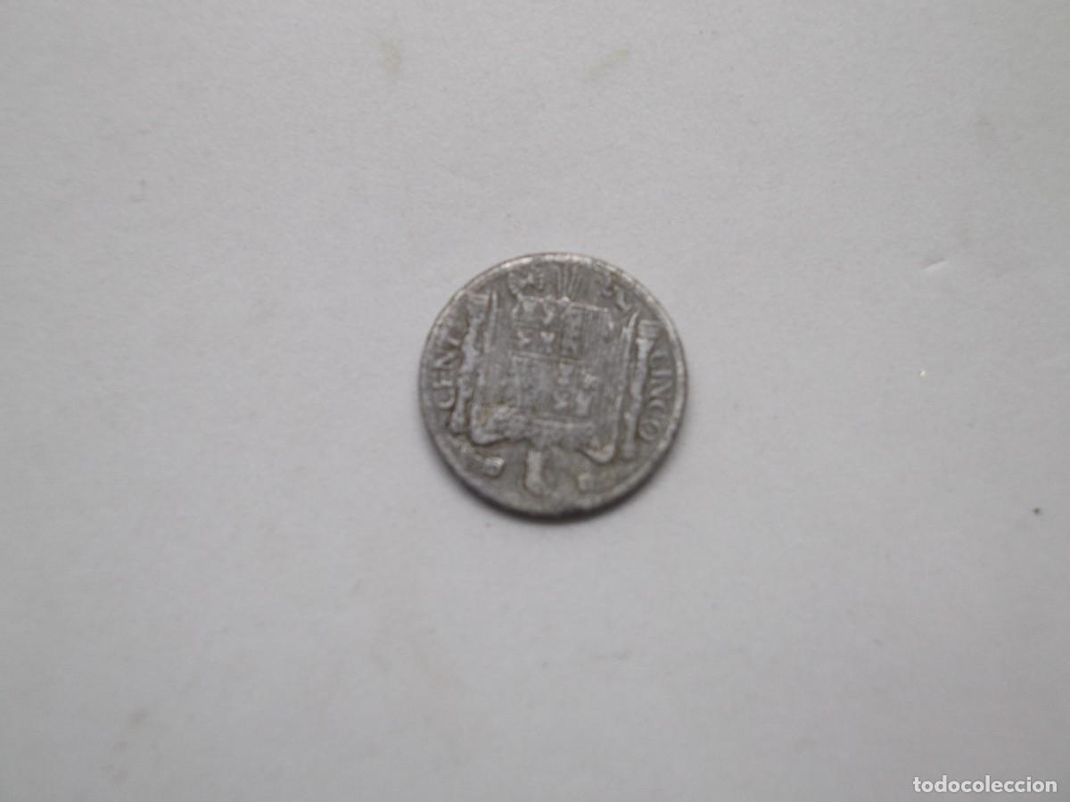 Monedas Franco: Moneda 5 centimos Espa&ntilde;a a&ntilde;o 1941 - Foto 2
