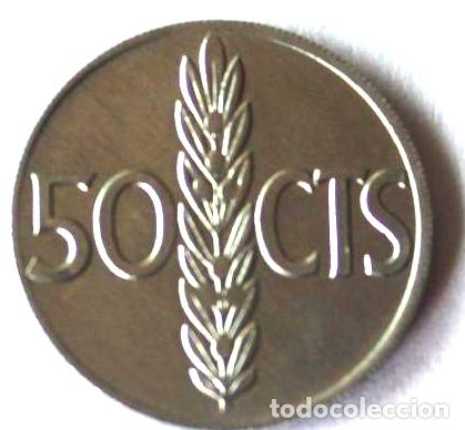 Monedas Franco: MONEDA DE 50 C&Eacute;NTIMOS 1966 ESTRELLA 71 SIN CIRCULAR. - Foto 2