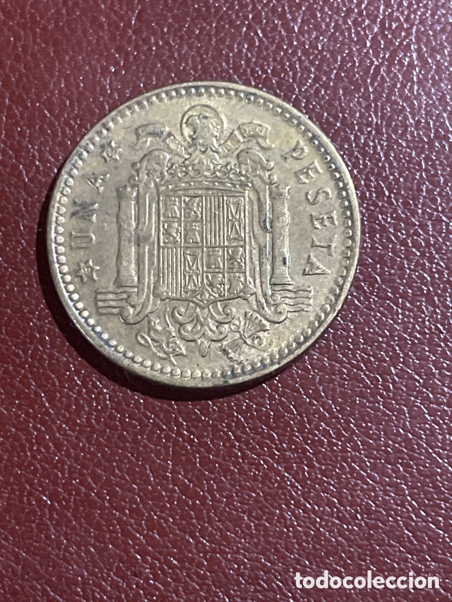 Monedas Franco: 1 pta Estado espa&ntilde;ol 1963 - Foto 2
