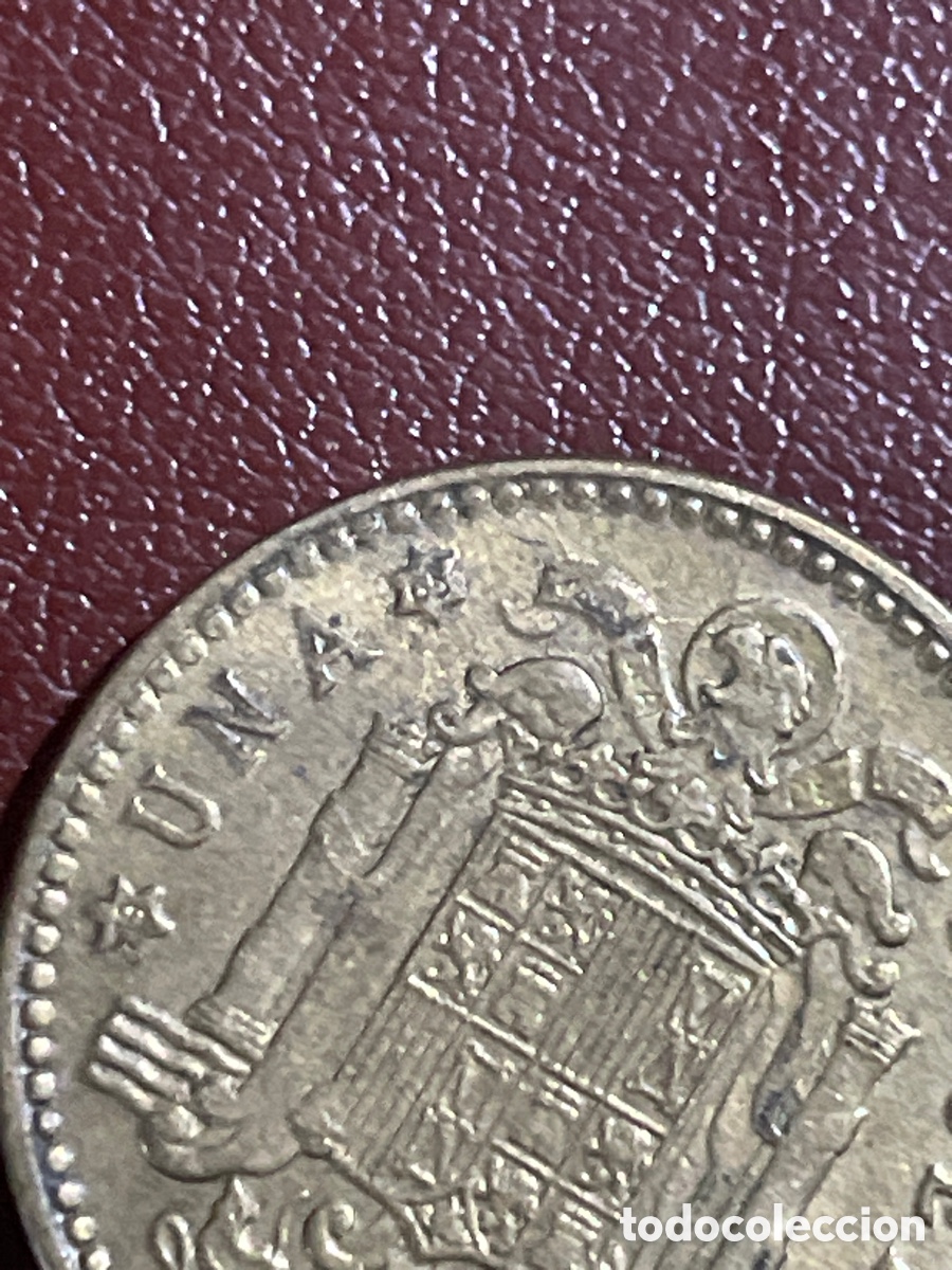 Monedas Franco: 1 pta Estado espa&ntilde;ol 1963 - Foto 3