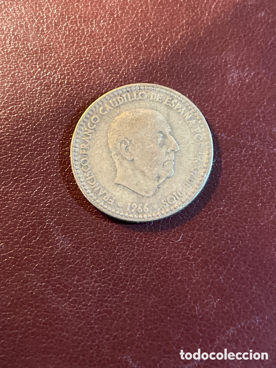 Monedas Franco: 1 pta 1966 estrella 67 - Foto 1