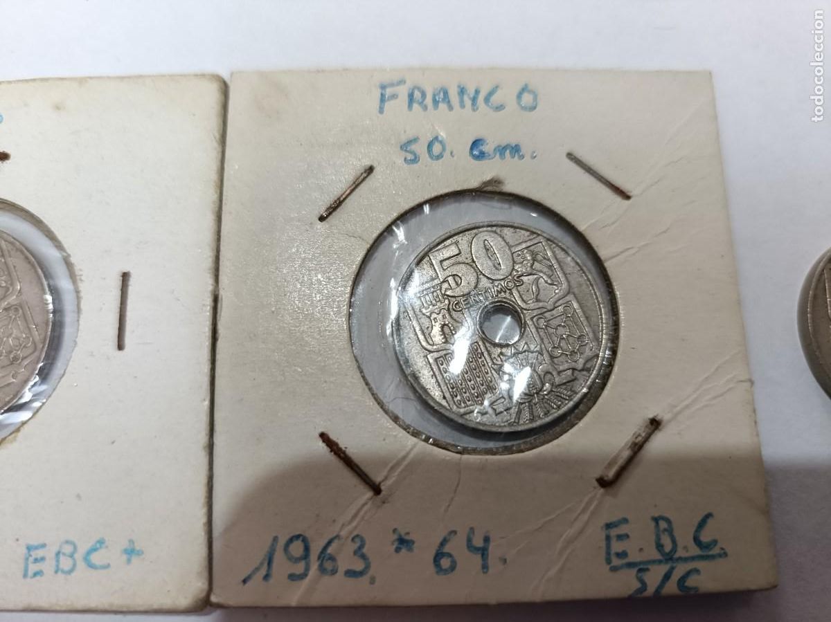 Monedas Franco: Colecci&oacute;n de 10 monedas de 50 cents - Foto 7