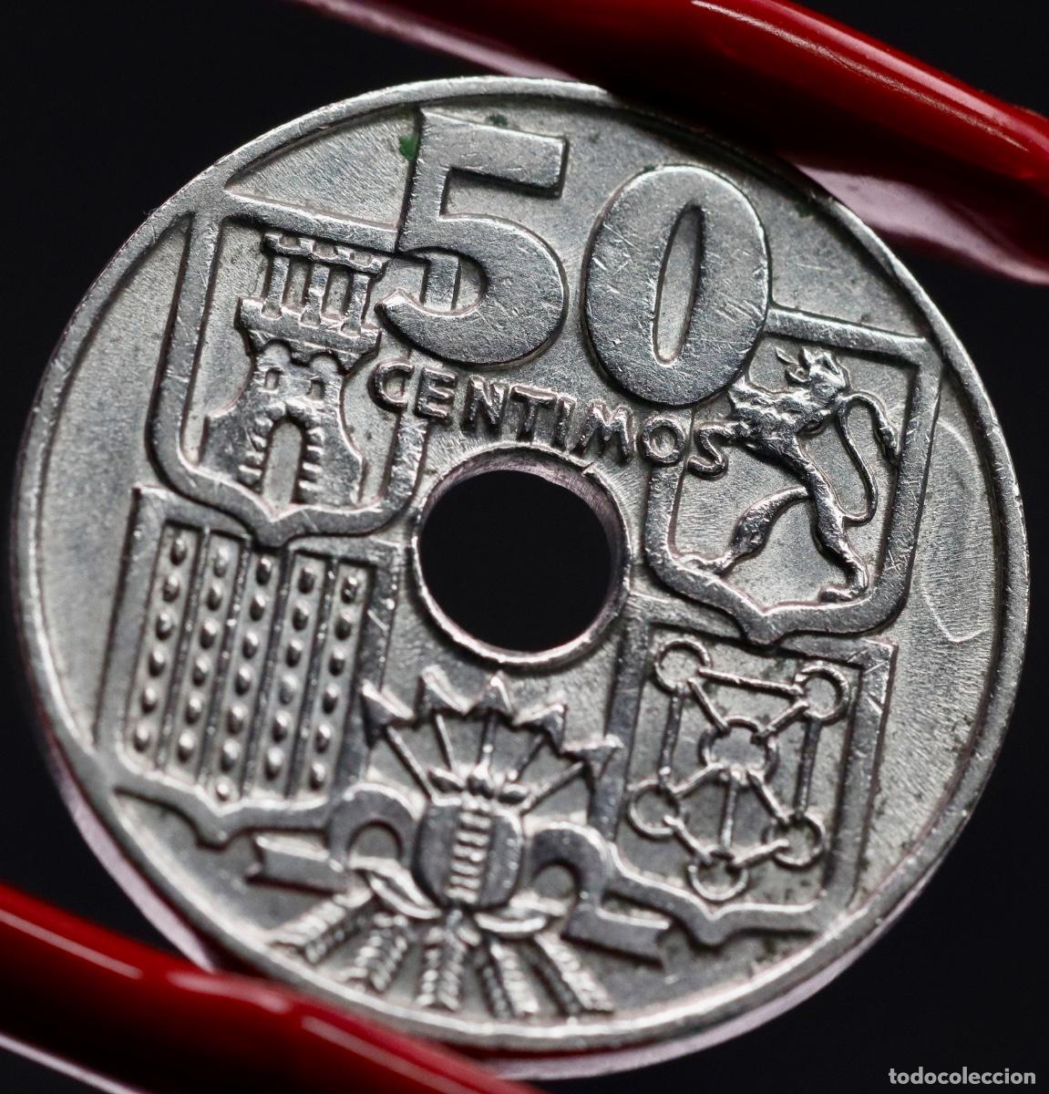 Monedas Franco: ESTADO ESPA&Ntilde;OL. 50 C&eacute;ntimos de *63- 1963SC- - Foto 2