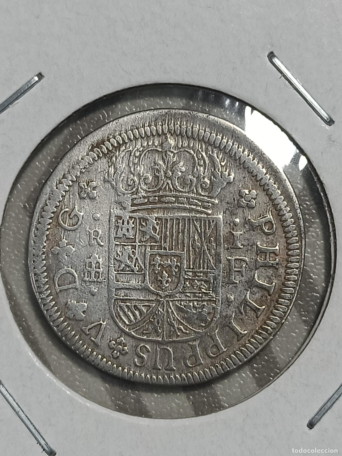 Monedas Franco: Moneda Real de Felipe V - Foto 1