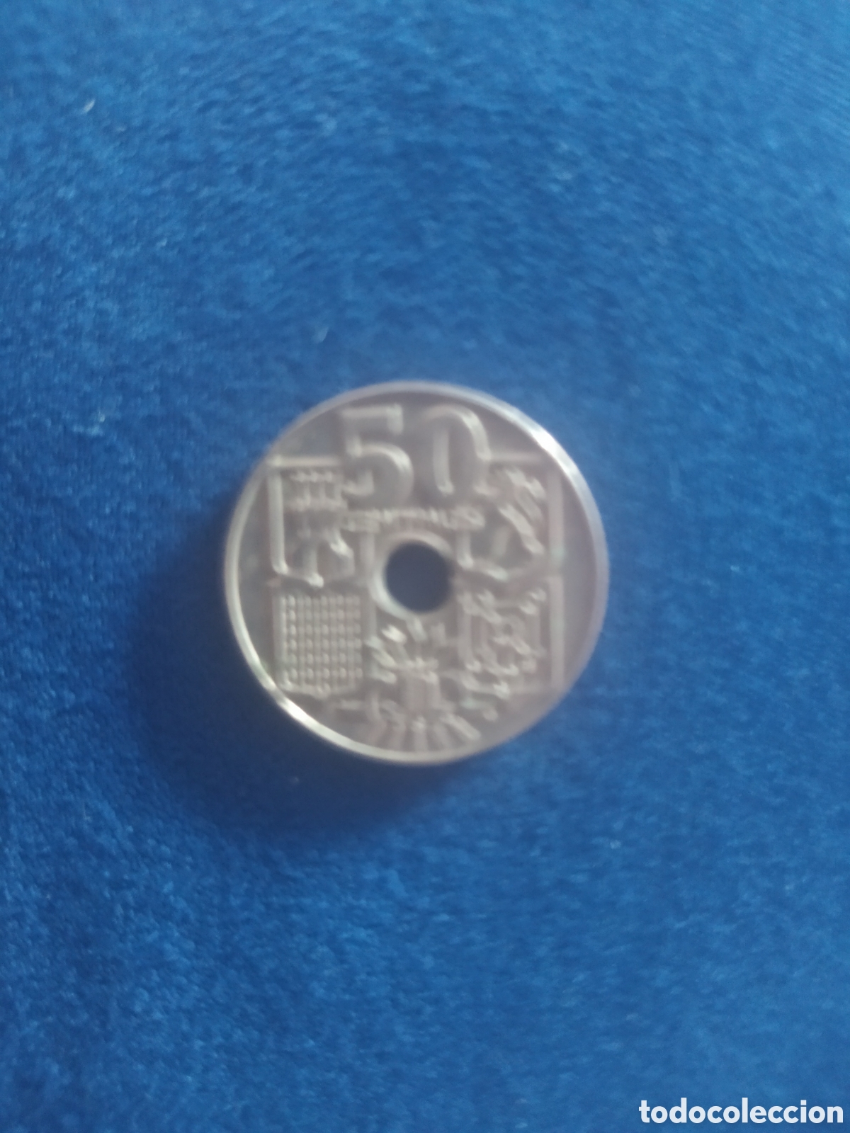 Monedas Franco: MONEDA 50 C&Eacute;NTIMOS 1949 ESPA&Ntilde;A - Foto 1