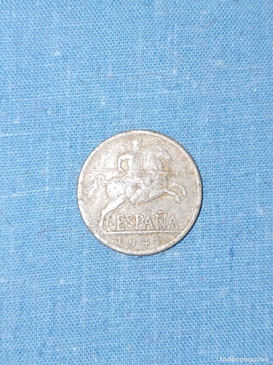 Monedas Franco: MONEDA DE CINCO C&Eacute;NTIMOS DE 1941 - Foto 2