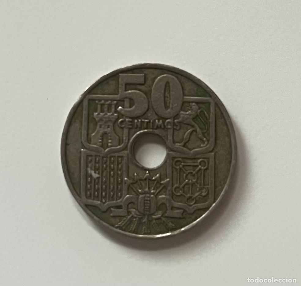 Monedas Franco: Moneda de 50 c&eacute;ntimos *64 a&ntilde;o 1963 - Foto 2