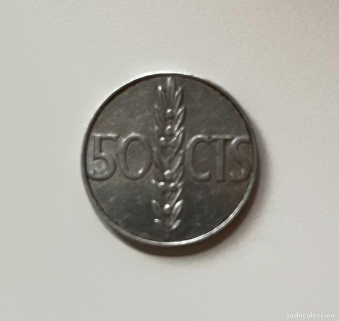 Monedas Franco: Monedas de 50 c&eacute;ntimos a&ntilde;o 1966 - Foto 1