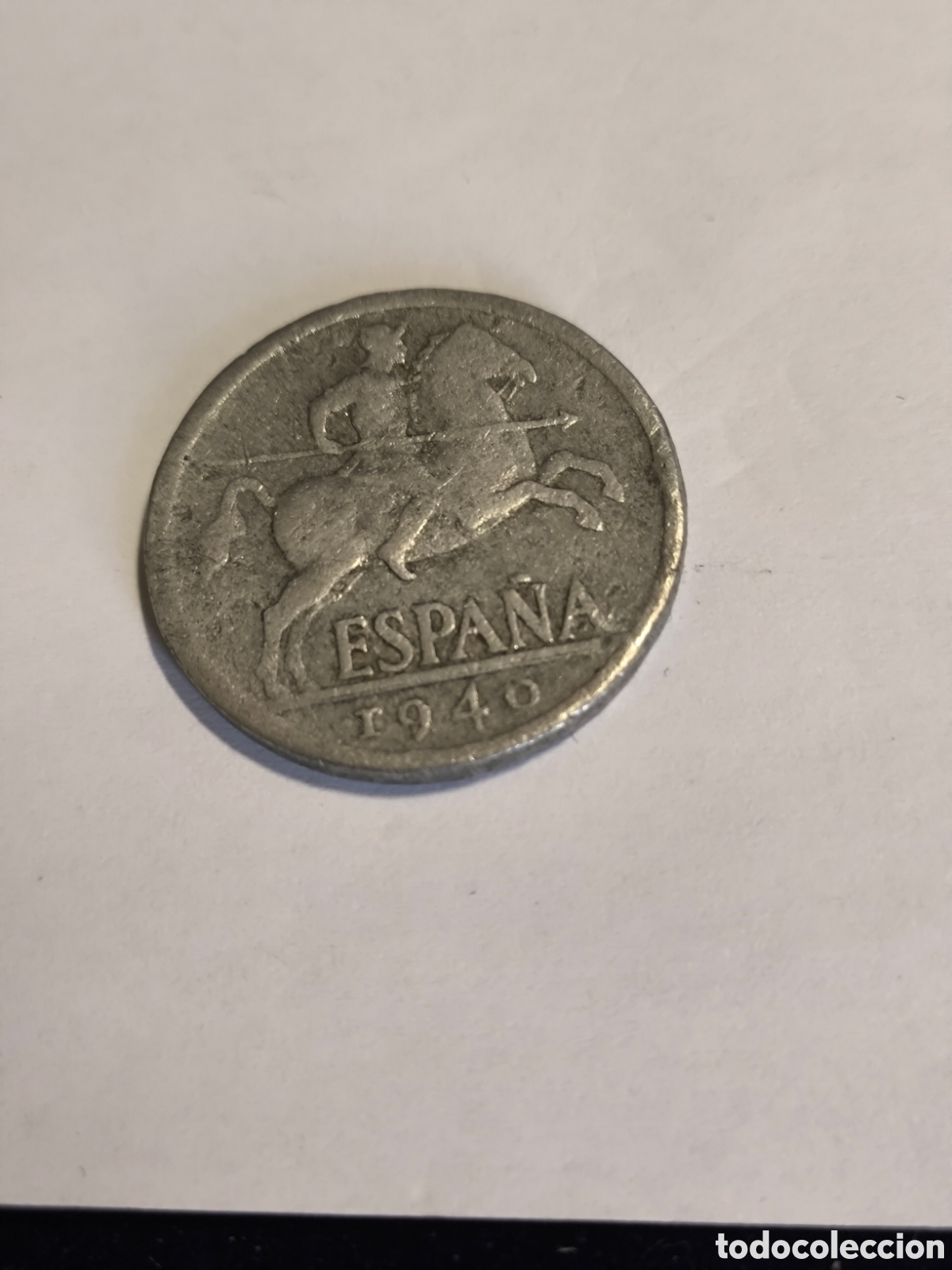Monedas Franco: 10 C&eacute;ntimos Estado Espa&ntilde;ol 1940 - Foto 1