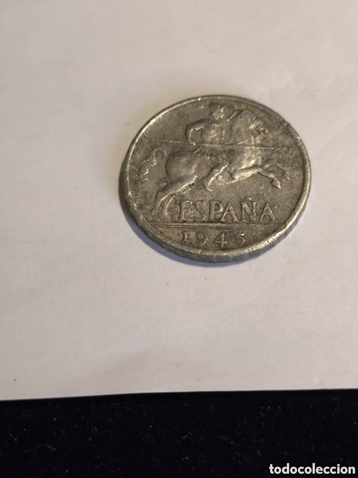 Monedas Franco: 10 C&eacute;ntimos Estado Espa&ntilde;ol 1945 1 - Foto 1
