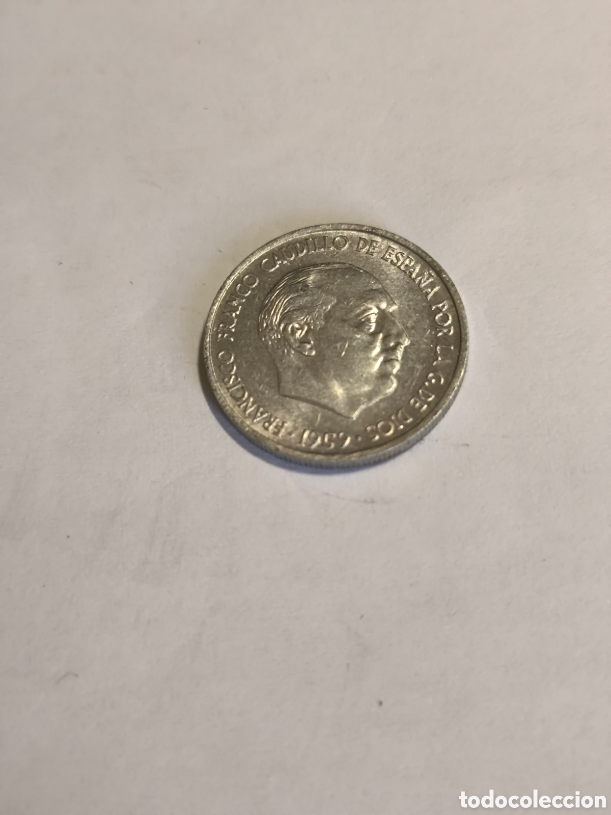 Monedas Franco: 10 C&eacute;ntimos Estado Espa&ntilde;ol 1959 - Foto 2