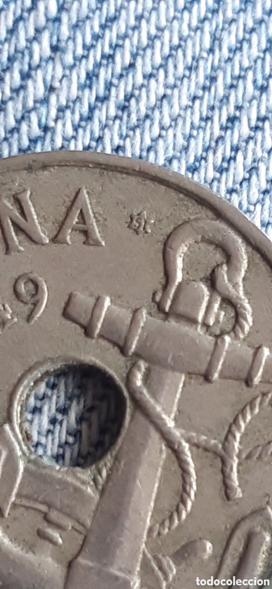 Monedas Franco: 50 c&eacute;ntimos 1949 *51 - Foto 3