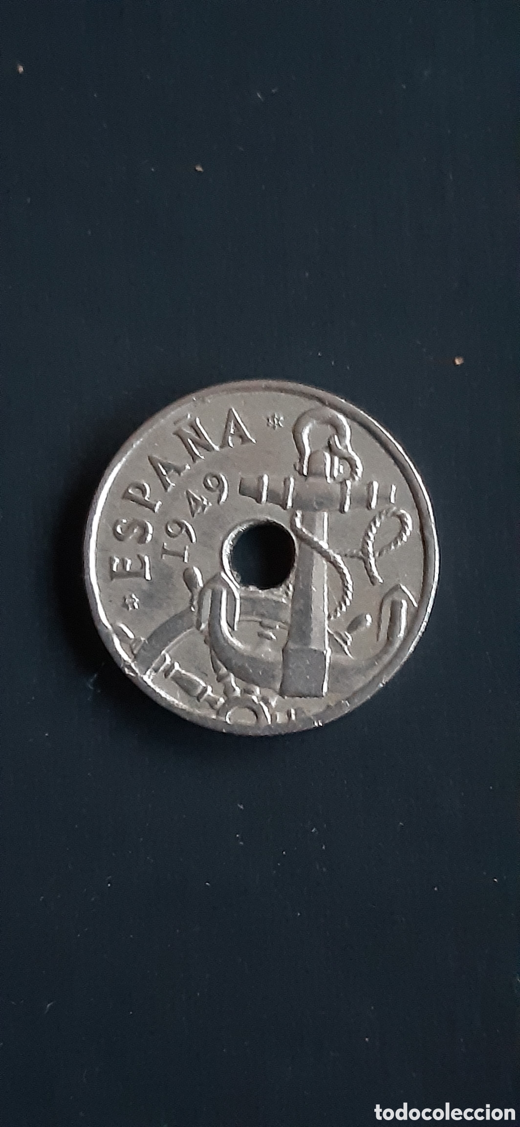 Monedas Franco: 50 c&eacute;ntimos 1949 *51 - Foto 1