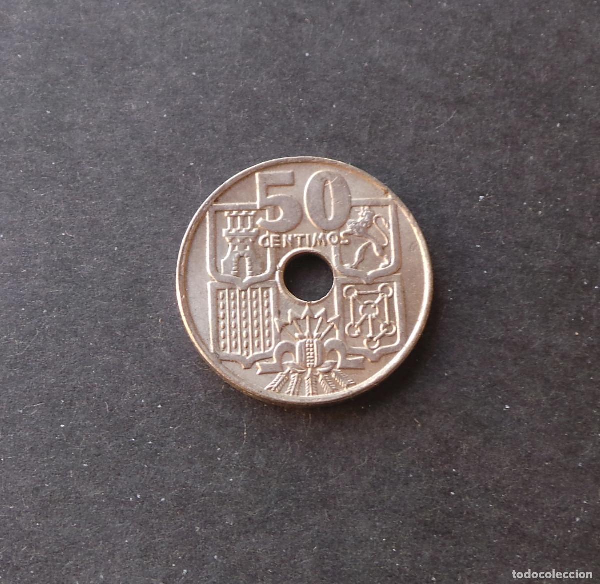 Monedas Franco: ESPA&Ntilde;A.- 50 CENTIMOS 1963. - Foto 2