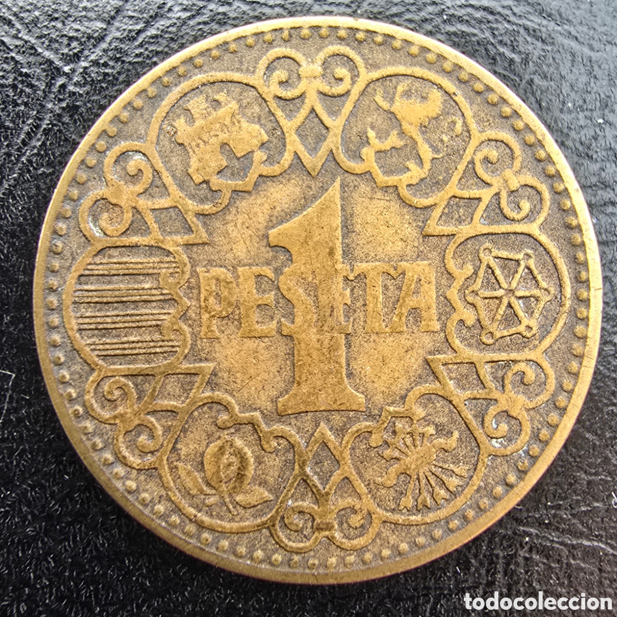 Monedas Franco: Moneda del a&ntilde;o 1944 espa&ntilde;ola - Foto 1