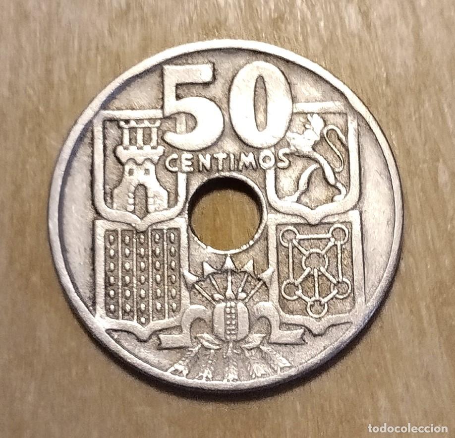 Monedas Franco: MONEDA DE 50 C&Eacute;NTIMOS FRANCO 1949 - Foto 1