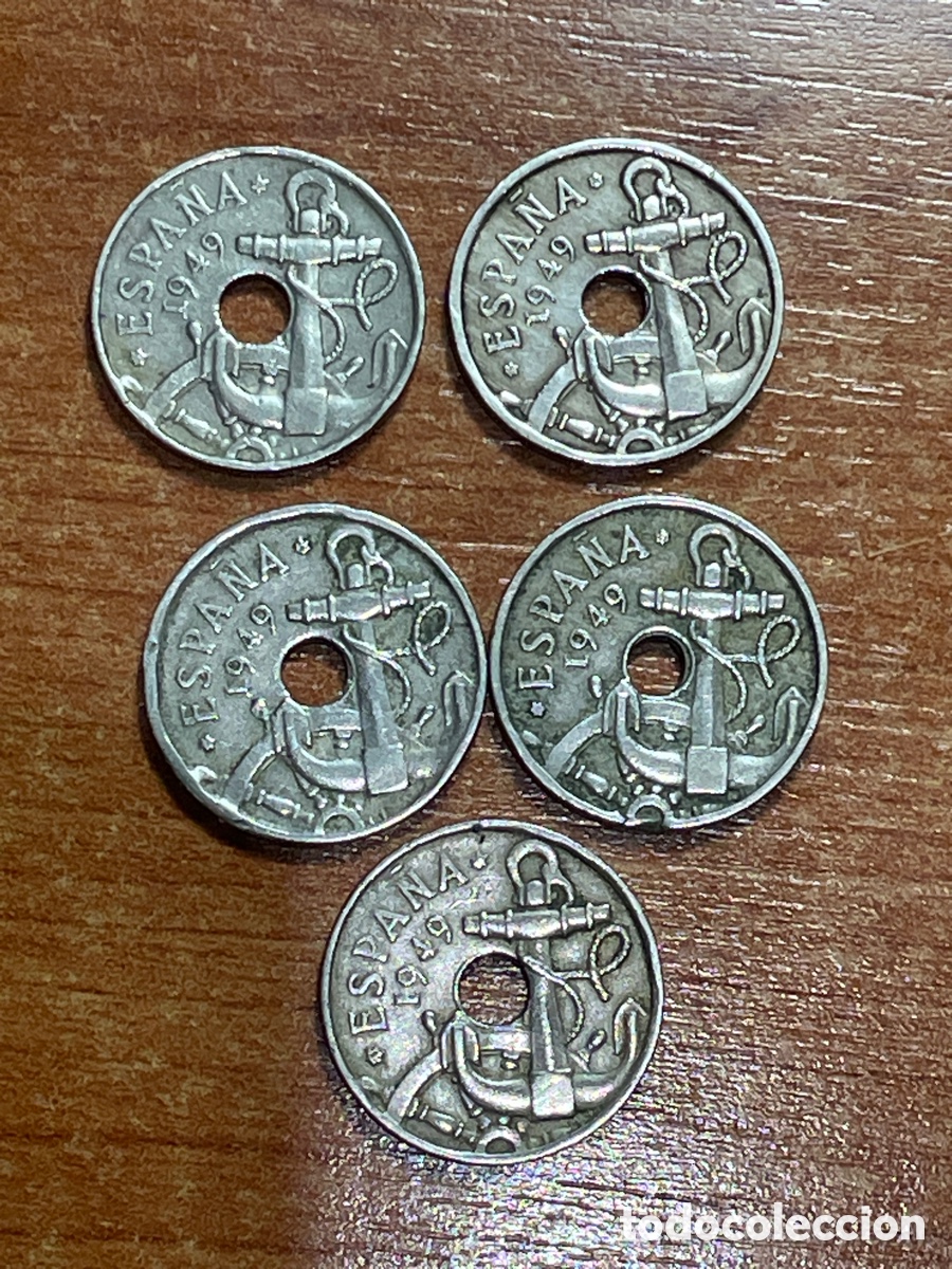 Monedas Franco: Moneda 50 c&eacute;ntimos 1949 - Foto 4
