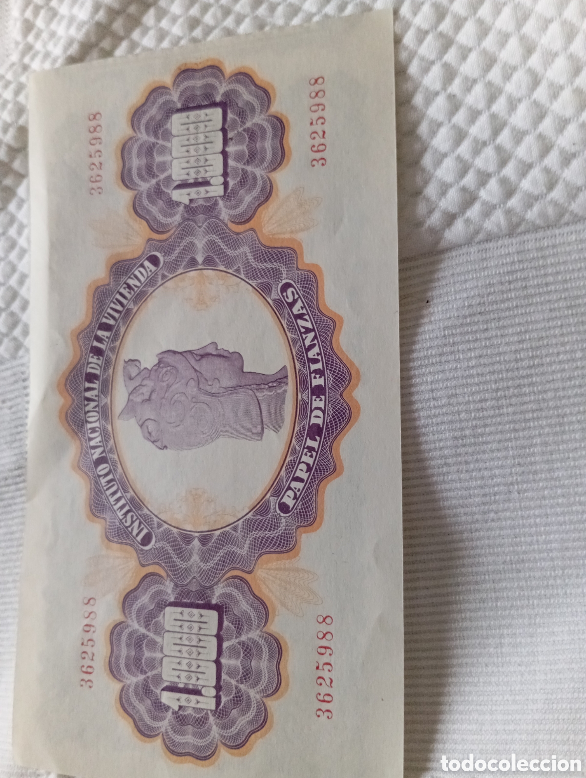 Monedas Franco: Billete de finanzas de 1000 / 1973 - Foto 2