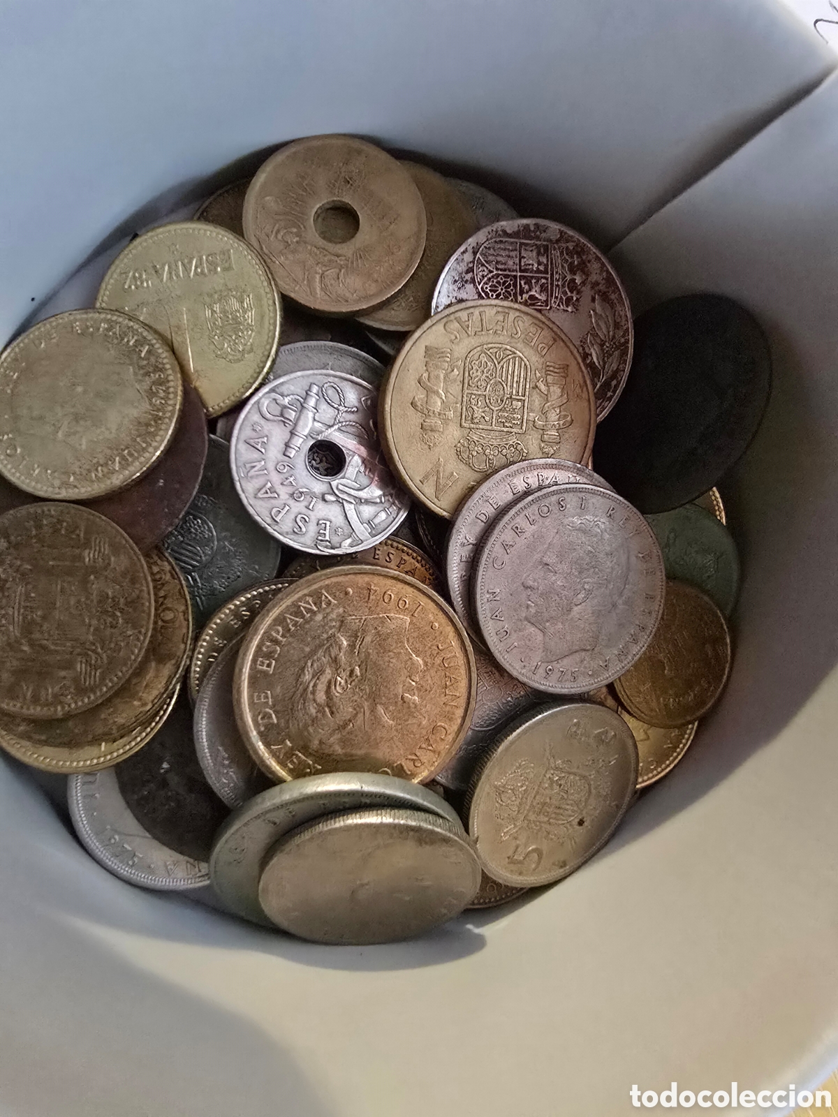 Monedas Franco: Monedas antiguas peseta - Foto 4