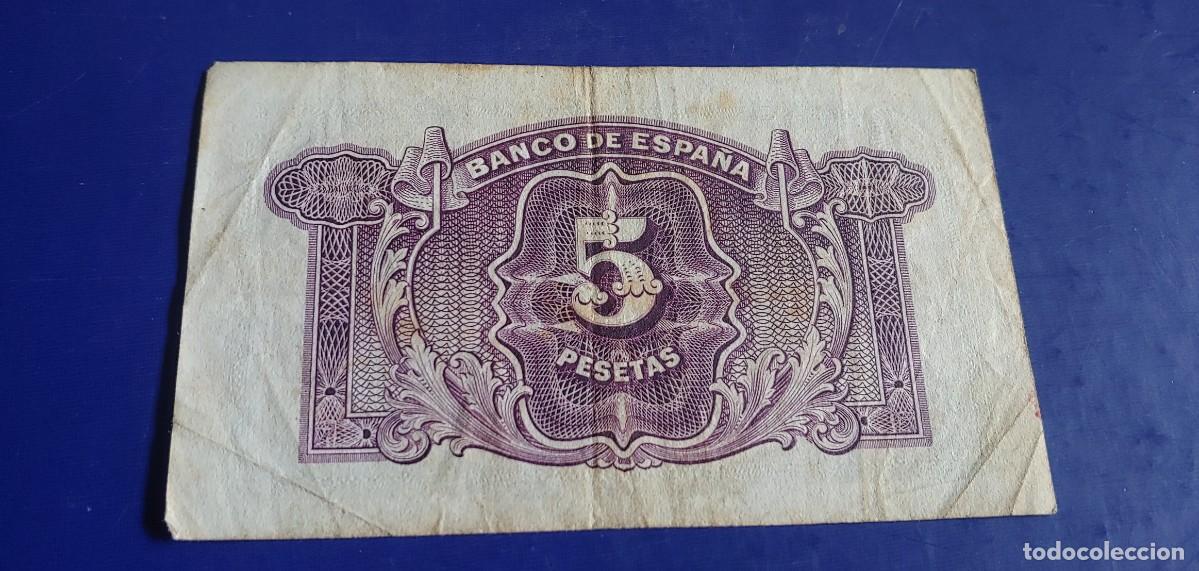 Monedas Franco: 2 BILLETES DE 100 Y 5 PESETAS - Foto 7