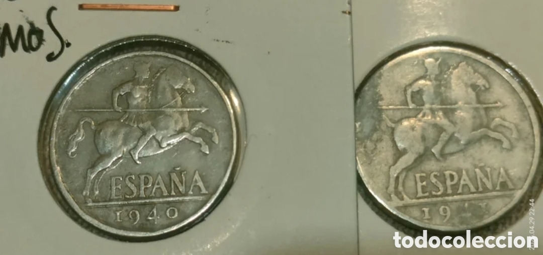 Monedas Franco: Lote de 10 c&eacute;ntimos Estado Espa&ntilde;ol - Foto 5