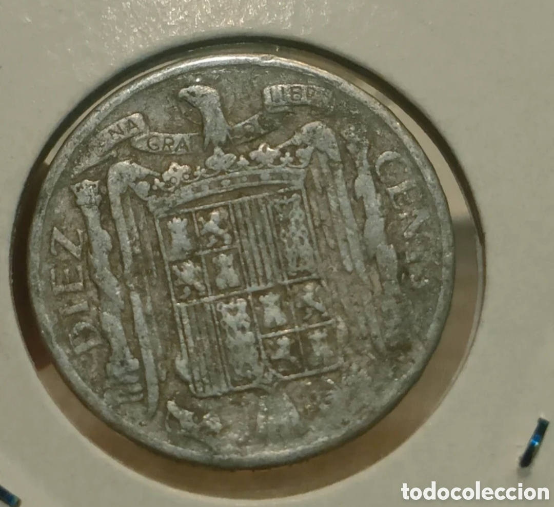 Monedas Franco: Lote de 10 c&eacute;ntimos Estado Espa&ntilde;ol - Foto 6
