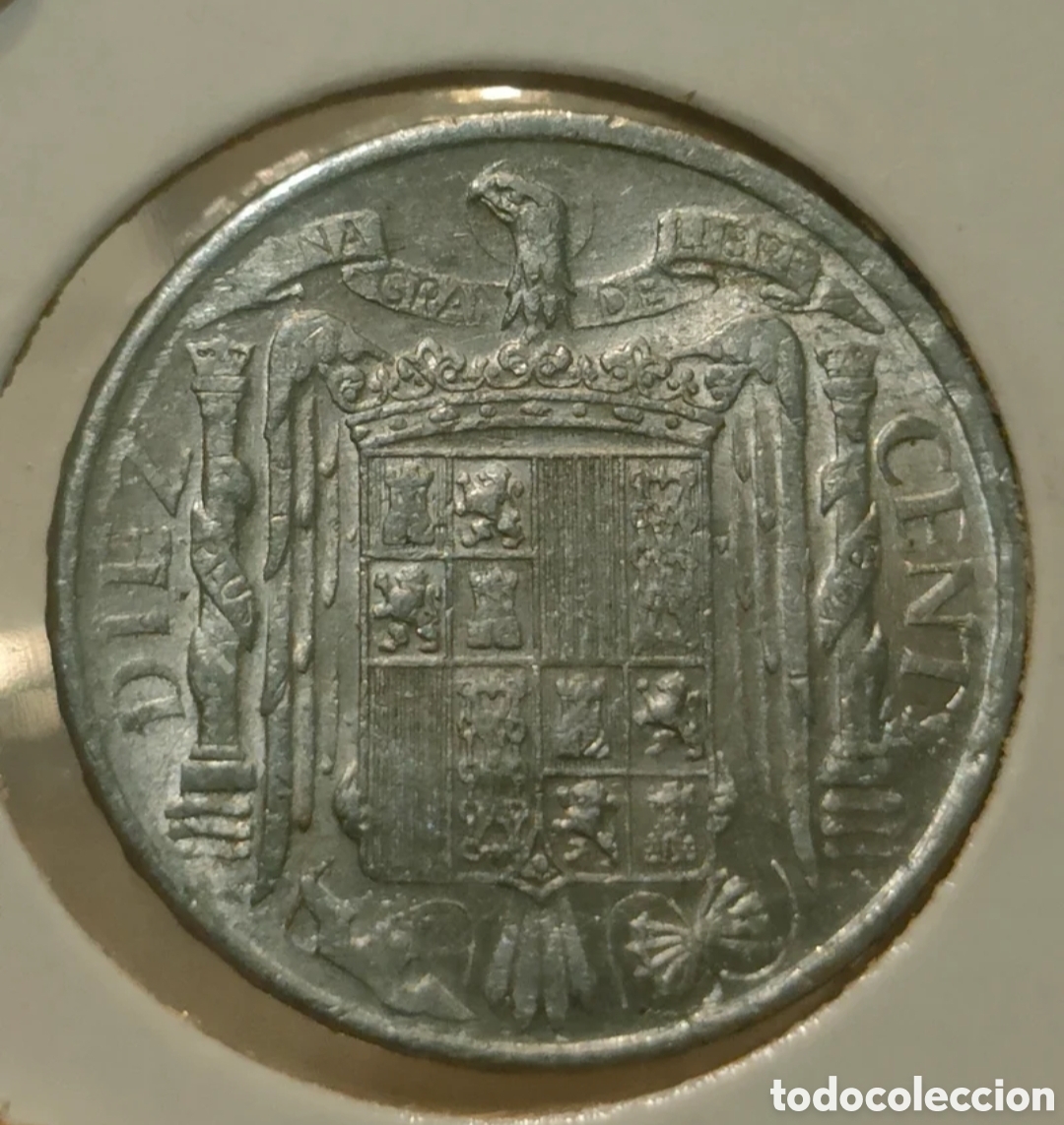 Monedas Franco: Lote de 10 c&eacute;ntimos Estado Espa&ntilde;ol - Foto 7
