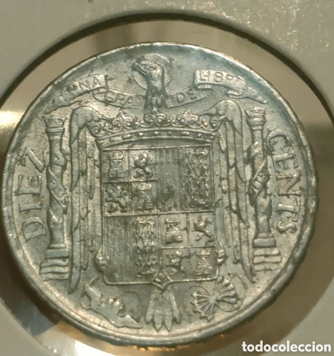 Monedas Franco: Lote de 10 c&eacute;ntimos Estado Espa&ntilde;ol - Foto 9